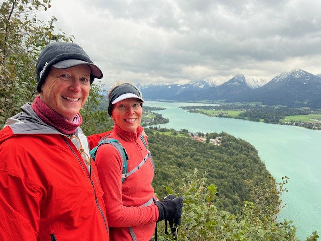 Laura and Rex Bohls hiking