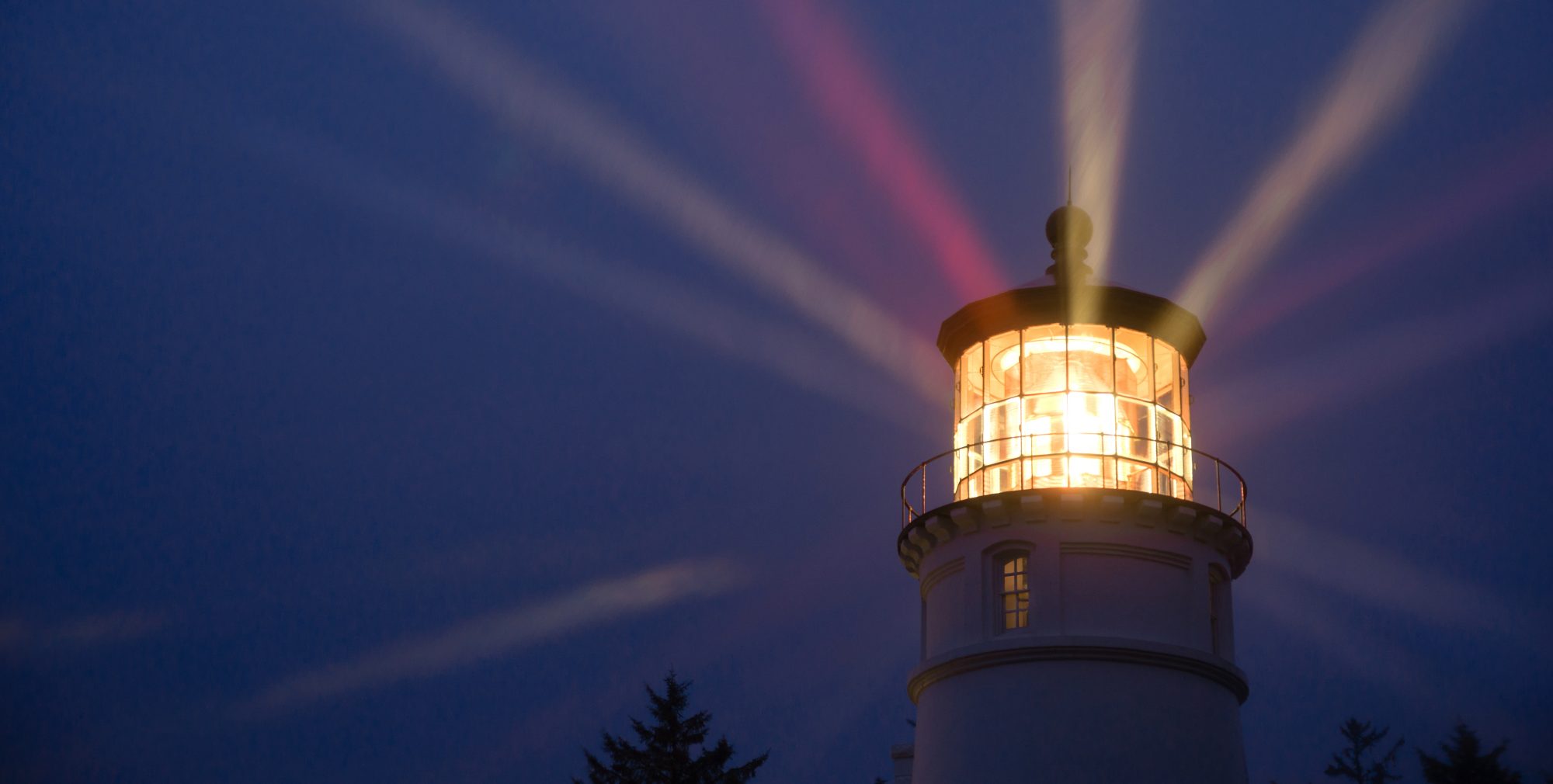 Lighthouse shining bright