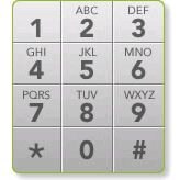 Phone key pad